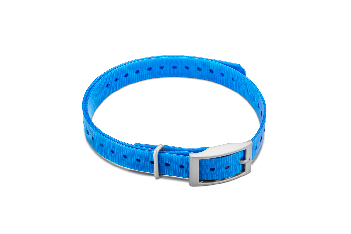 Garmin 3/4-inch blue collar strap with square buckle