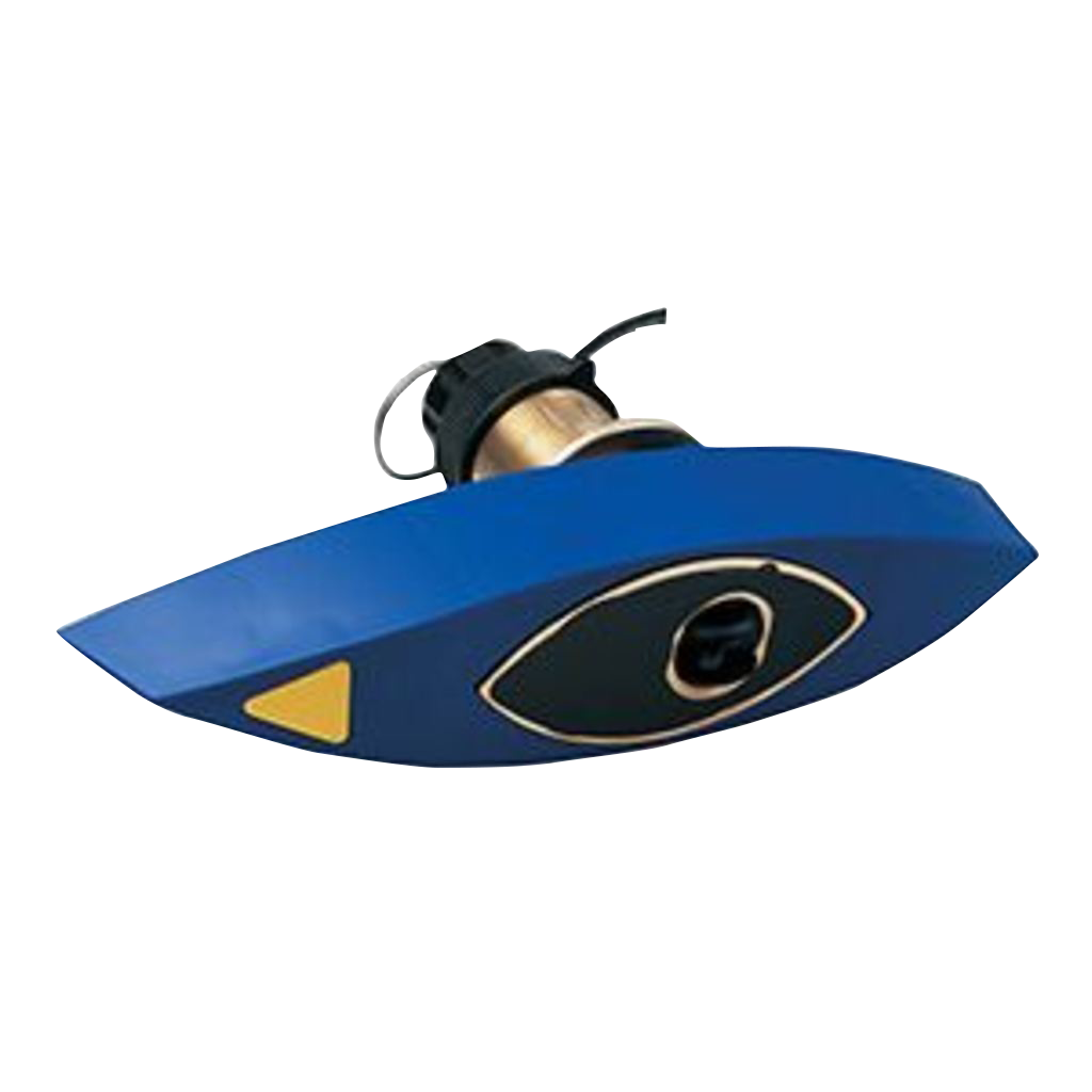 Garmin AIRMAR B744V bronze thru-hull transducer with blue fairing
