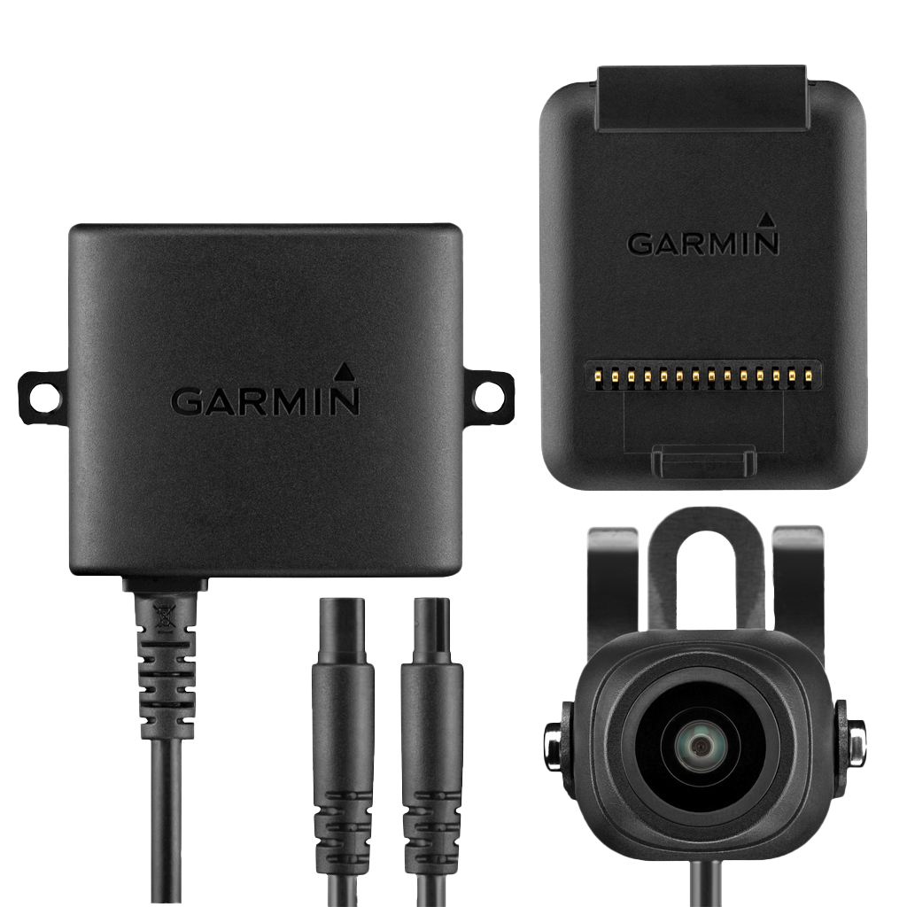 Garmin BC 20 wireless backup camera kit, black; includes camera, mounting bracket, two modules and cables