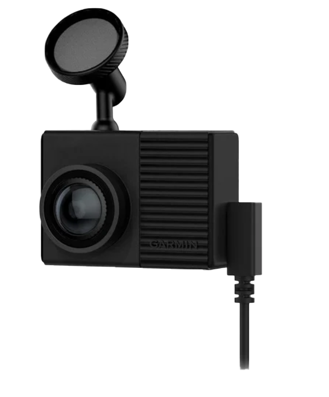 Garmin Dash Cam 66W, refurbished compact vehicle GPS dash camera with mount