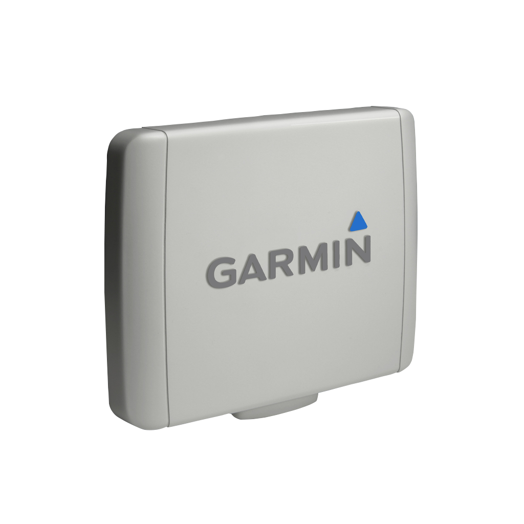 Garmin ECHOMAP 5 protective cover, white/gray plastic, model 010-12247-02
