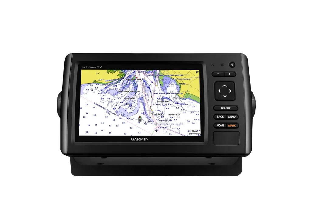 Garmin ECHOMAP CHIRP 75sv marine chartplotter, black