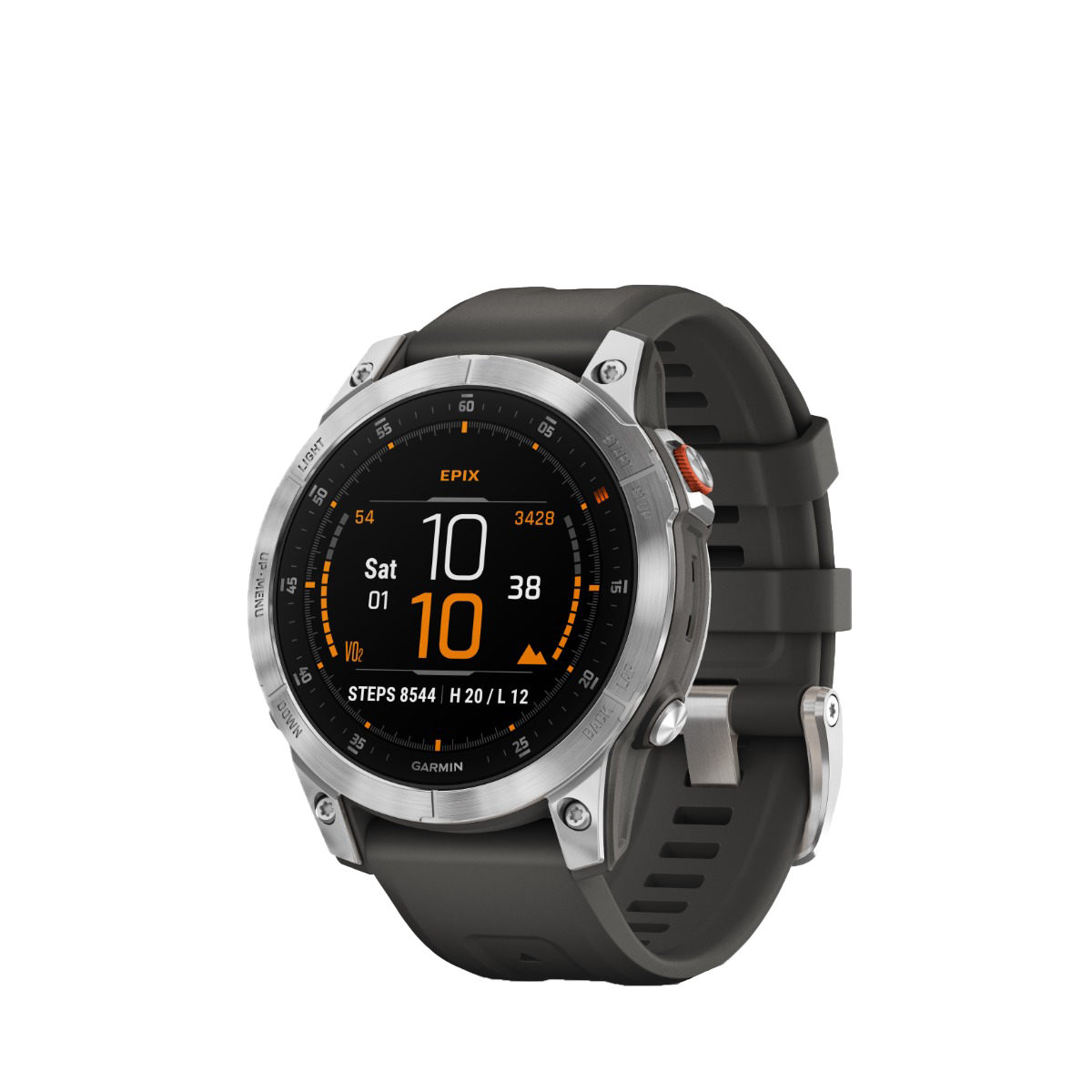 Garmin Epix Gen 2 slate steel smartwatch with maps, certified refurbished