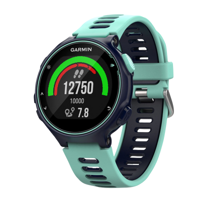 Garmin Forerunner 735XT Midnight & Frost Blue Run-Bundle (010-01614-13) by Garmin
