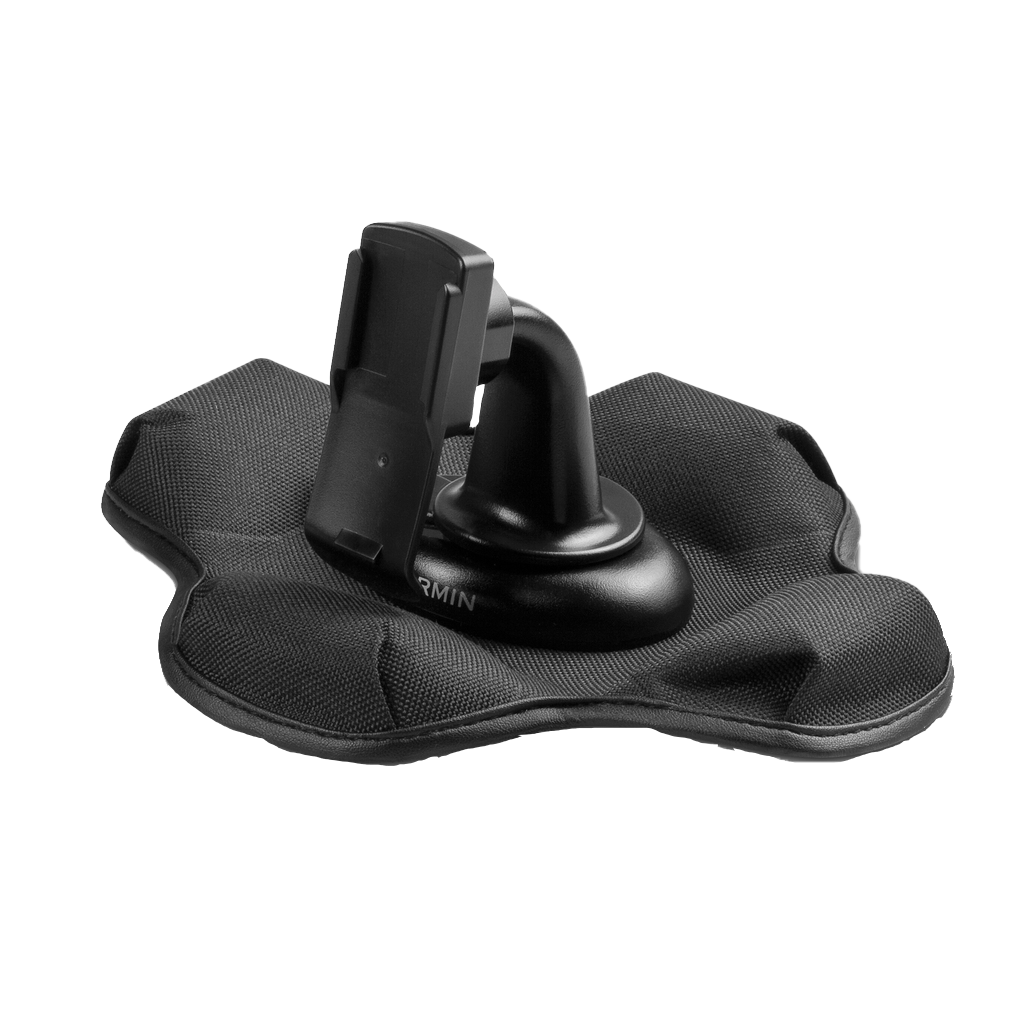 Garmin Friction Mount for GPS devices; black plastic with suction cup base