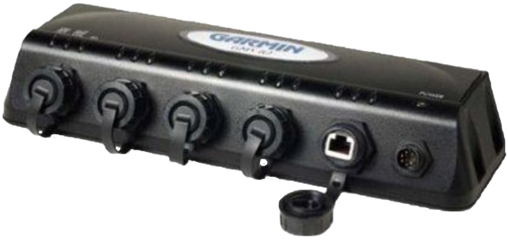 Garmin GMS 10 Network Port Expander, black marine electronics hub