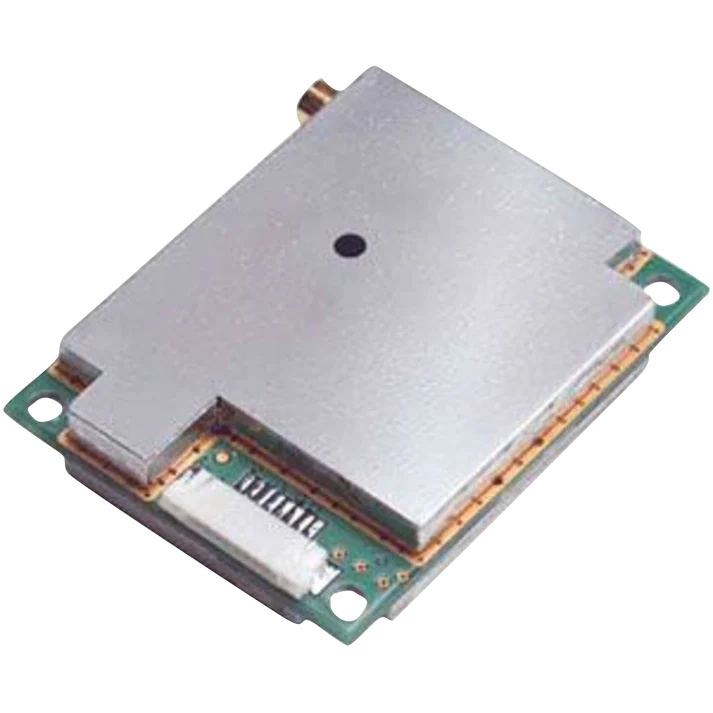 Garmin GPS 15xH-W sensor module with metal shield, green PCB, white connector