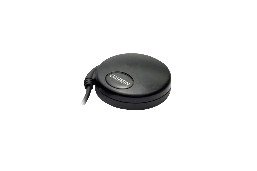Garmin GPS 18x LVC GPS sensor, black circular puck with 5m cable