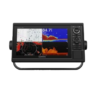 Garmin GPSMAP 1042xsv marine chartplotter with black housing and multi-panel display