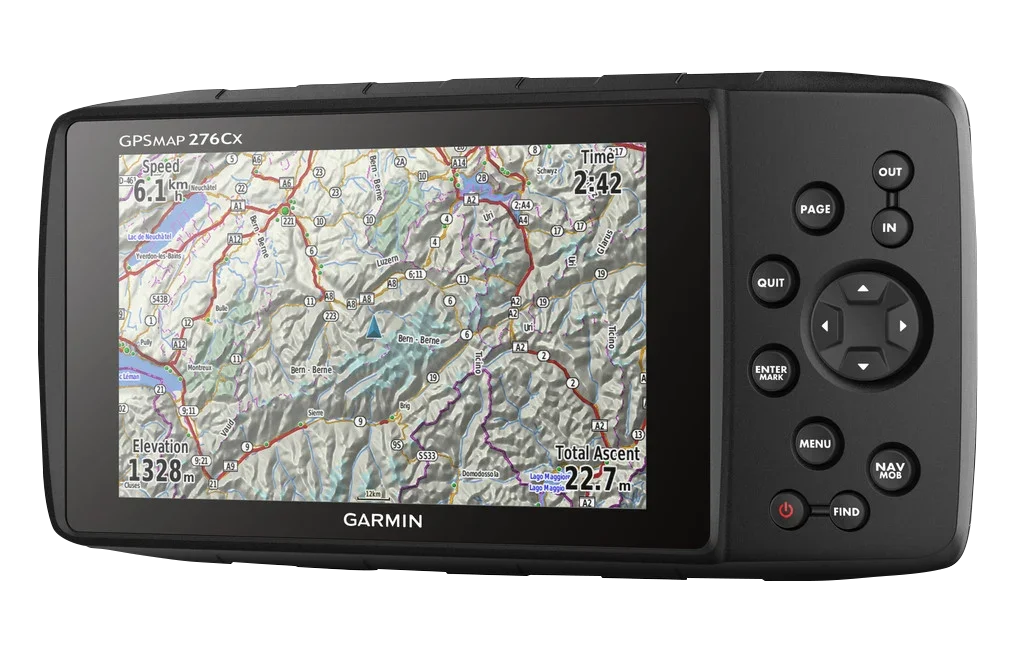 GPSMAP 276Cx Garmin automotive bundle navigation device with color map display and control keypad