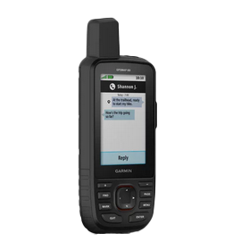 Garmin GPSMAP 66i handheld GPS navigation device, black rugged design