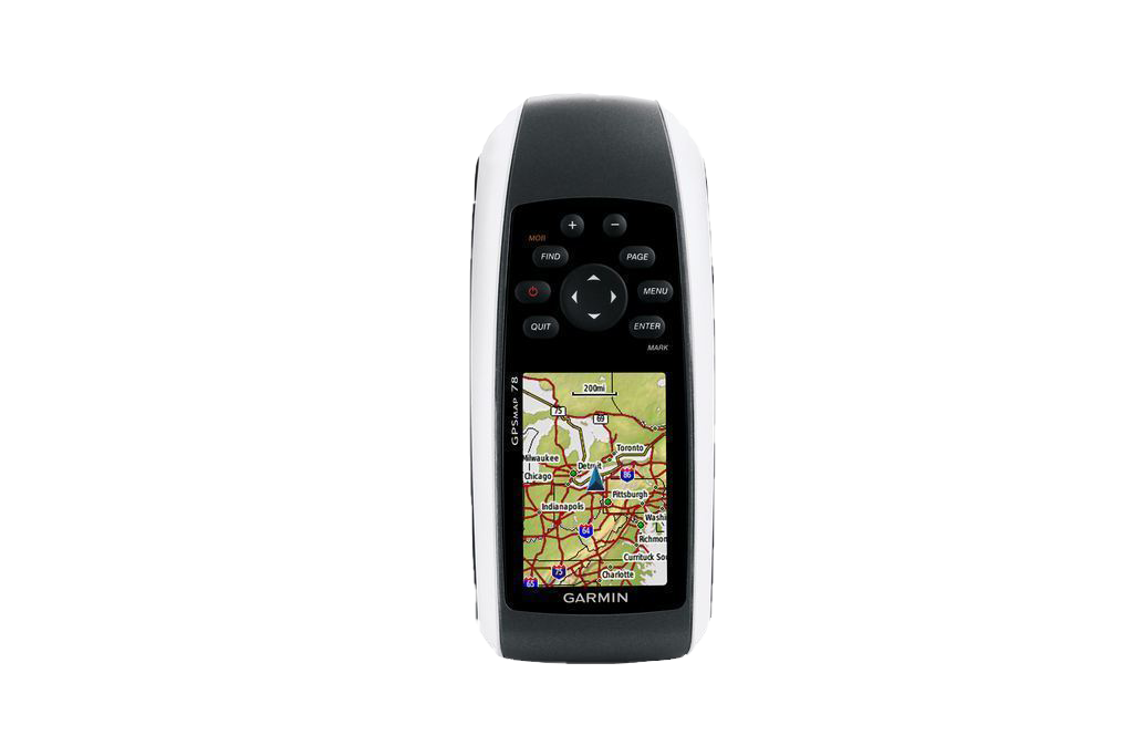 Garmin GPSMAP 78 handheld marine GPS device with color map display