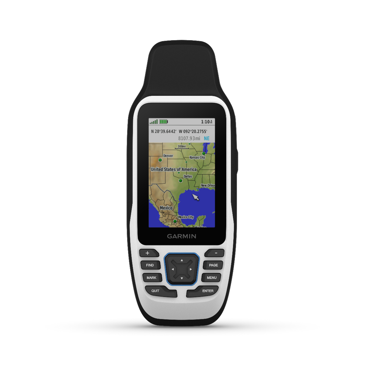 Garmin GPSMAP 79s handheld marine GPS navigator with map display in black and silver