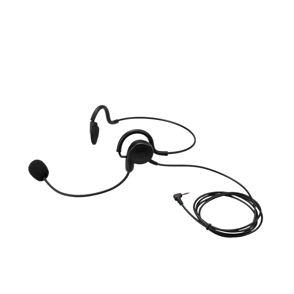 Garmin headset with boom microphone for Rino 010-11757-00, black