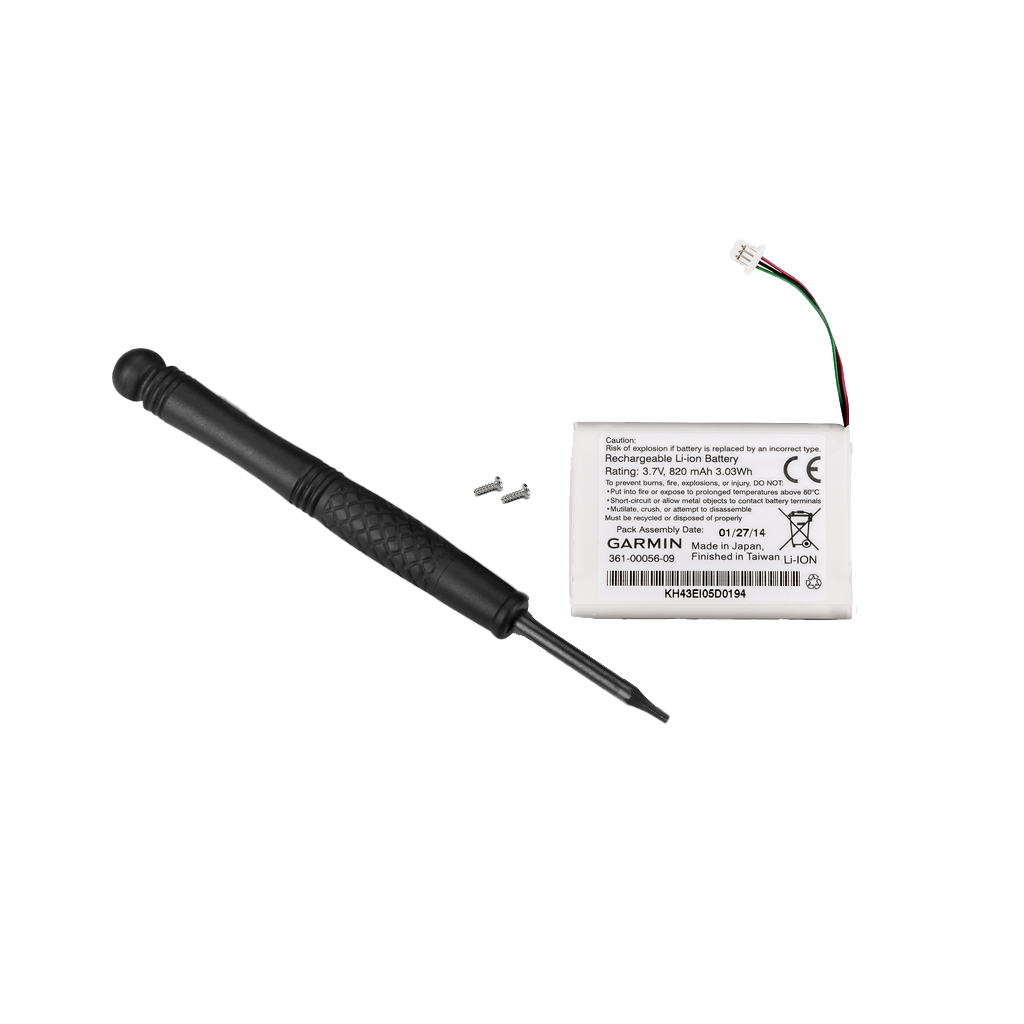 Garmin lithium-ion battery for PRO Series Dog Devices, white pack with 3-wire connector (010-11925-10)
