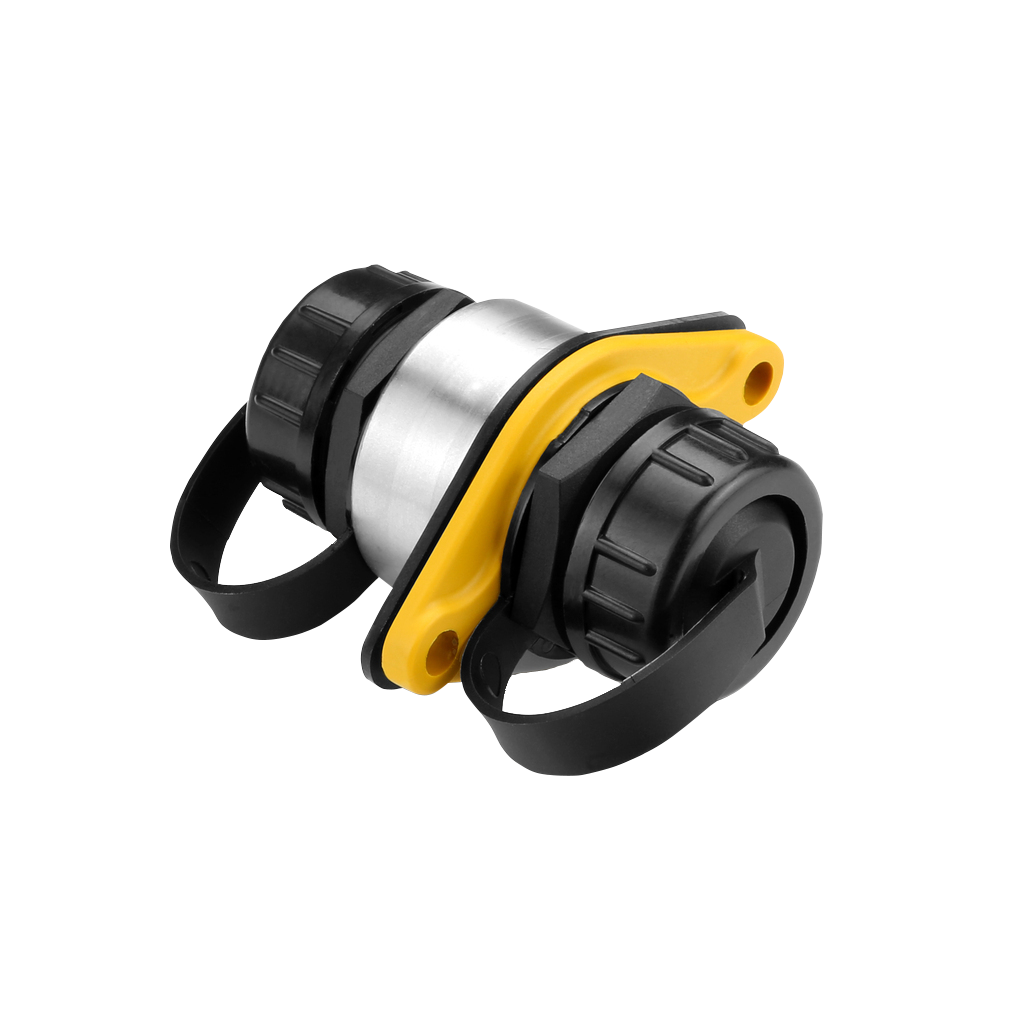 Garmin Marine Network Cable PoE Isolation Coupler 010-10580-10, yellow and black housing