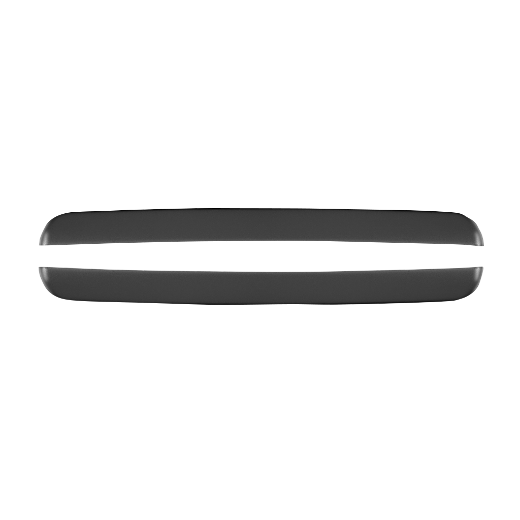 Garmin trim piece snap cover pair for echoMap 7Xdv, gray plastic