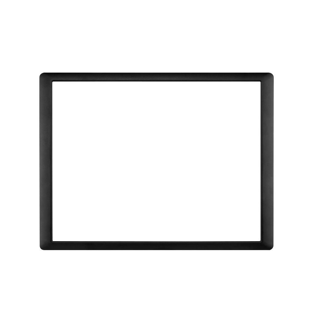 Garmin trim piece snap cover frame, black, for GPSMAP 8012/8212 marine display