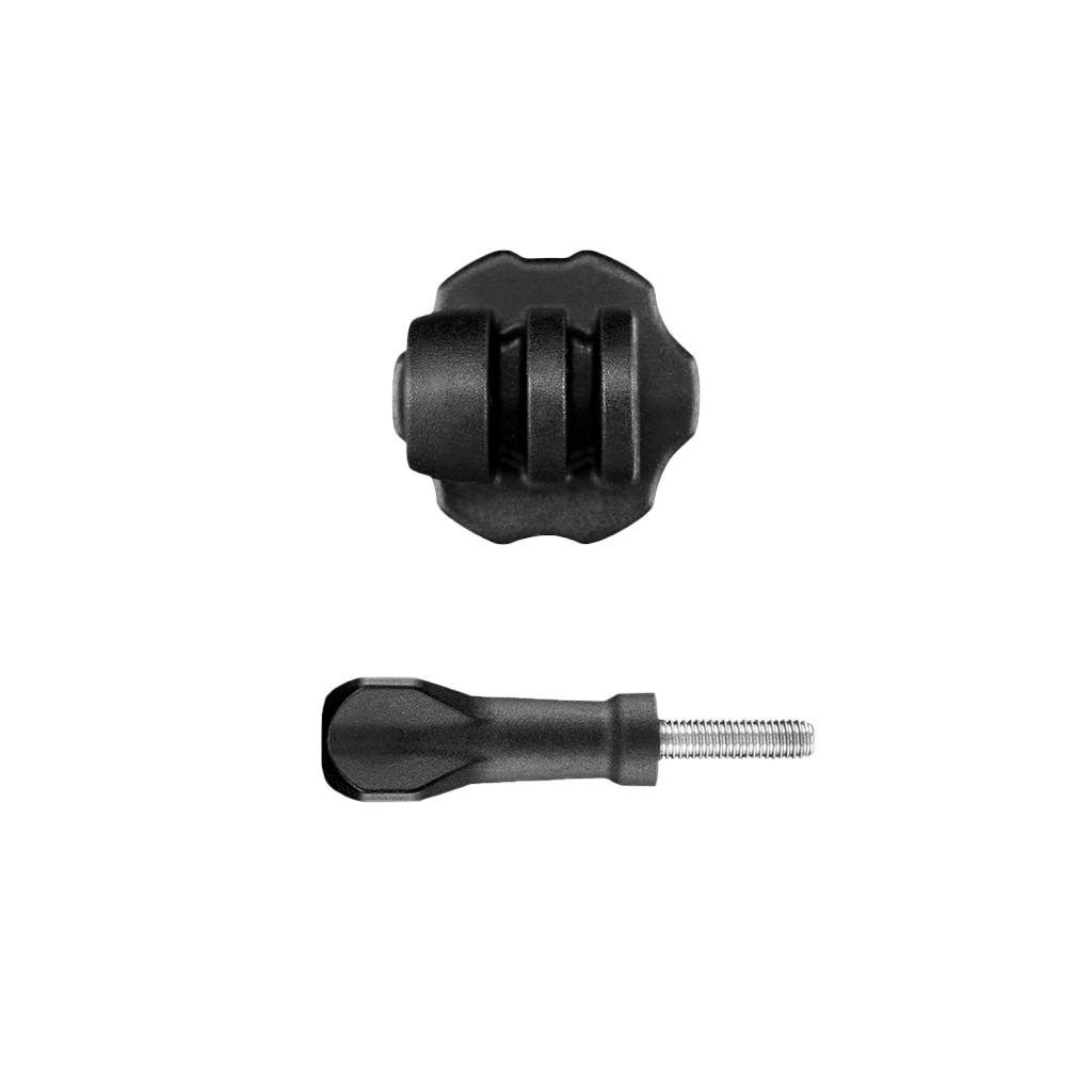 Garmin Tripod Mount VIRB X/XE two-piece hardware: black knob and silver screw