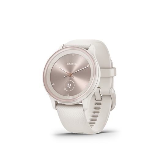 Garmin Vivomove Sport Ivory With Peach/Gold Accents (010-02566-01) by Garmin