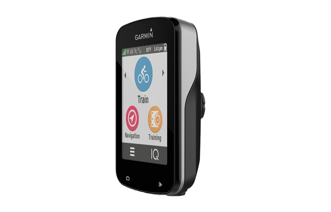 Garmin Edge 820 bike computer, black with gray trim, certified refurbished