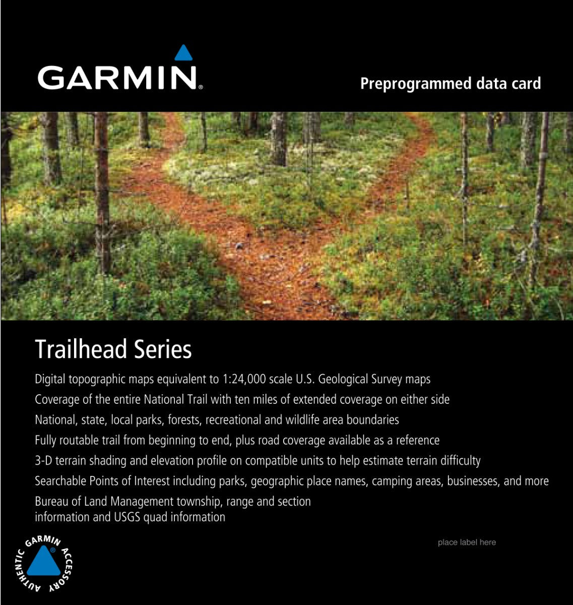 Garmin Trailhead Series Appalachian Trail microSD card (010-C1058-00)