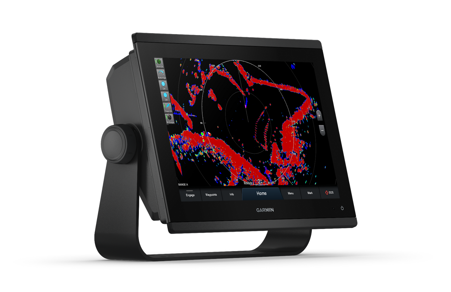 Garmin GPSMAP 1223xsv marine chartplotter with GMR 18 HD+ radar, black bezel