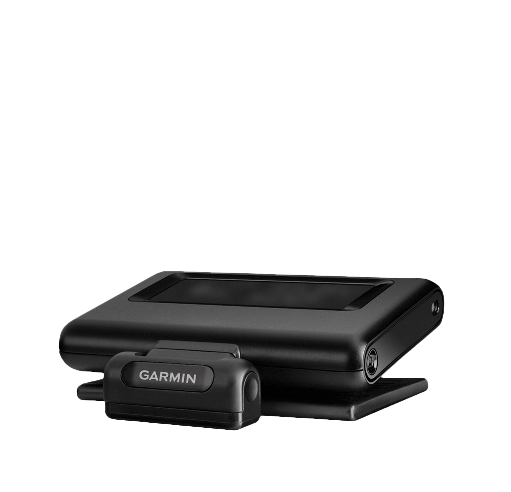 Garmin HUD+ Plus head-up display kit with black base unit and sensor clip