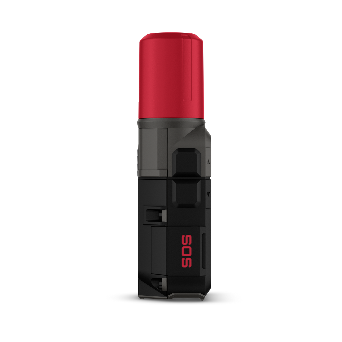 Garmin inReach Mini 3 Plus satellite communicator; red top, black body with SOS label.