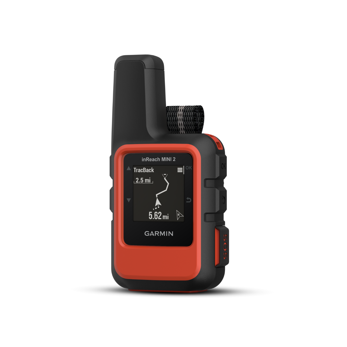 Garmin inReach Mini 2 Marine Bundle handheld satellite communicator with orange bumper