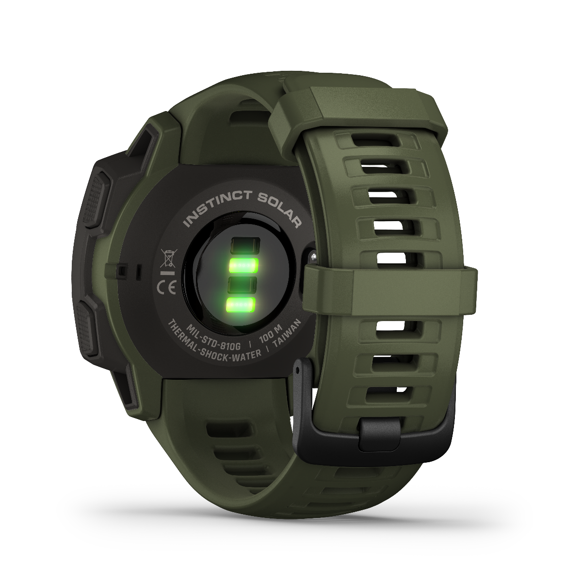 Garmin Instinct Solar Tactical Edition Moss green rugged GPS smartwatch, certified refurbished