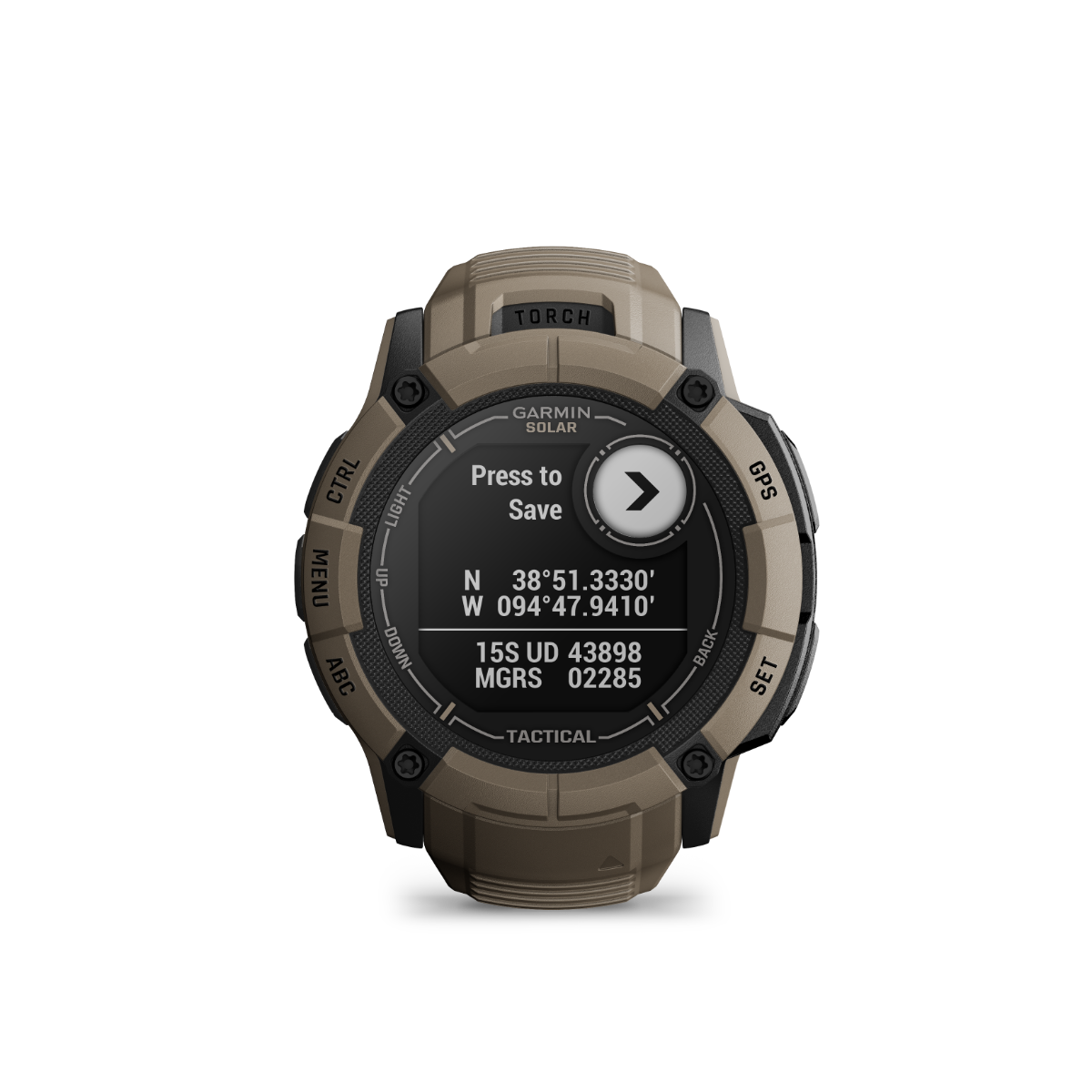 Garmin Instinct 2X Solar Tactical Edition, Coyote Tan, Rugged GPS Smartwatch with Multi-Band GNSS, Built-in Flashlight, 24/7 Health Monitoring, and Unlimited Solar Battery Life (010-02805-12) by Garmin