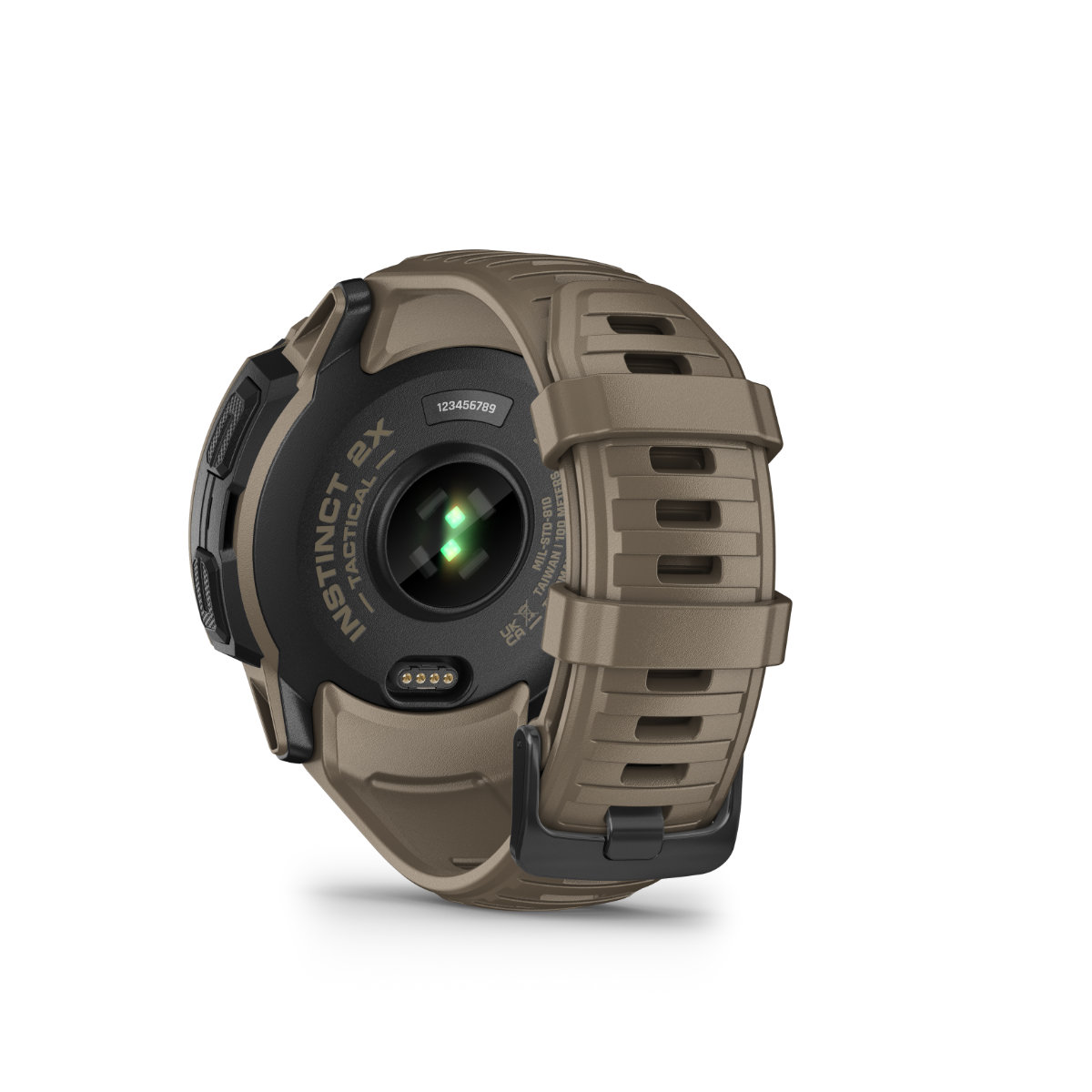 Garmin Instinct 2X Solar Tactical Edition, Coyote Tan, Rugged GPS Smartwatch with Multi-Band GNSS, Built-in Flashlight, 24/7 Health Monitoring, and Unlimited Solar Battery Life (010-02805-12) by Garmin