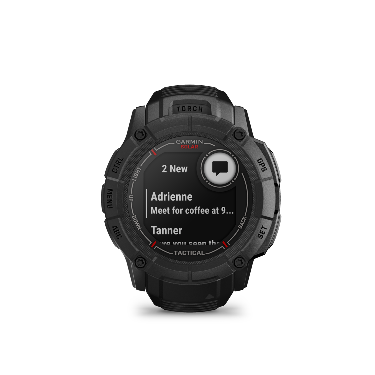 Garmin Instinct 2X Solar Tactical Edition Black rugged GPS smartwatch