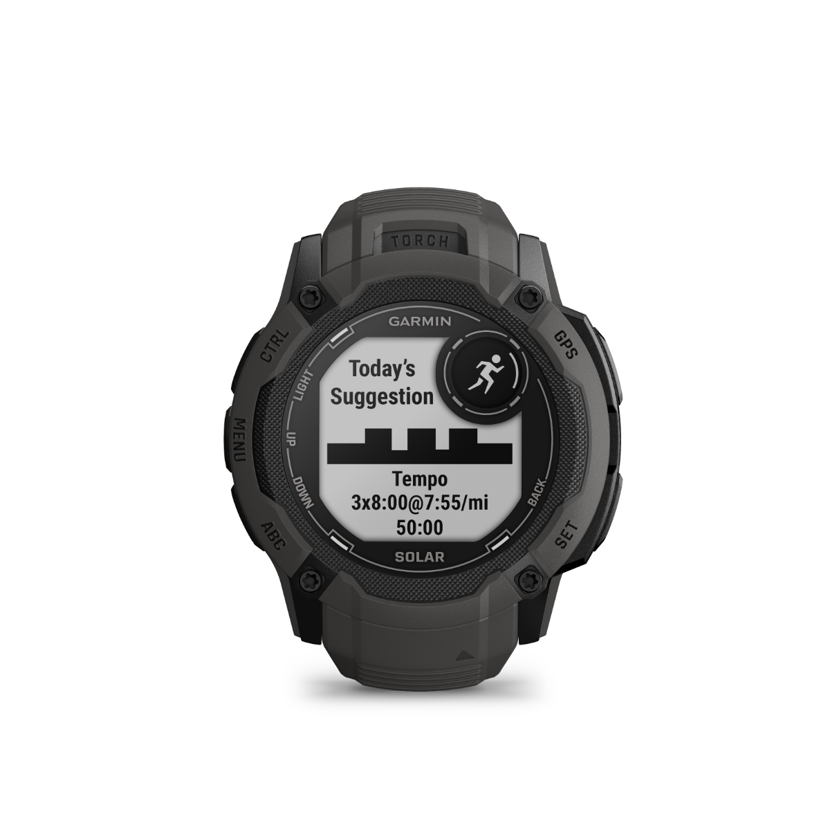 Garmin Instinct 2X Solar rugged GPS smartwatch in Graphite