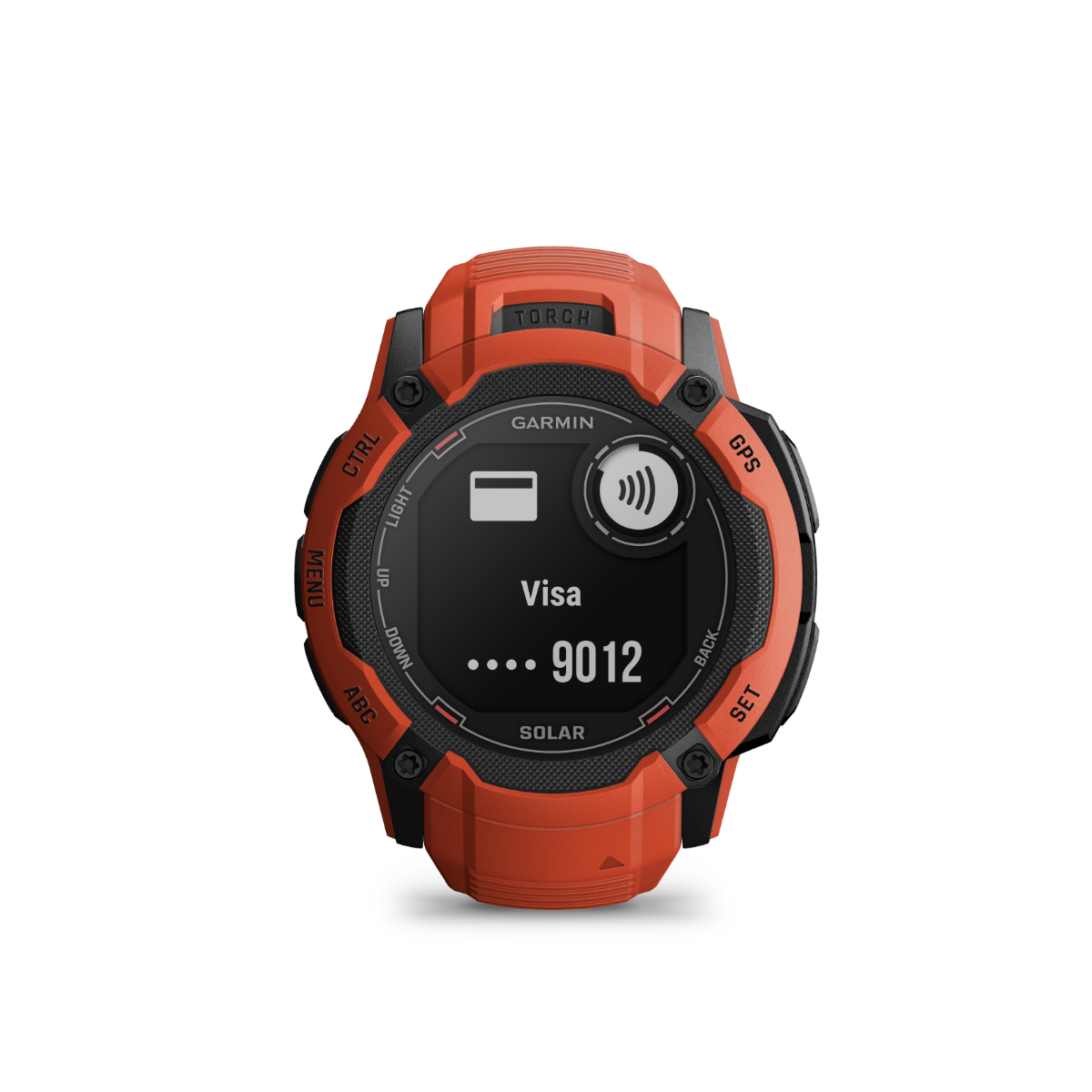 Garmin Instinct 2X Solar, Flame Red, Rugged GPS Smartwatch with Multi-Band GNSS, Built-in Flashlight, 24/7 Health Monitoring, and Unlimited Solar Battery Life (010-02805-11) by Garmin