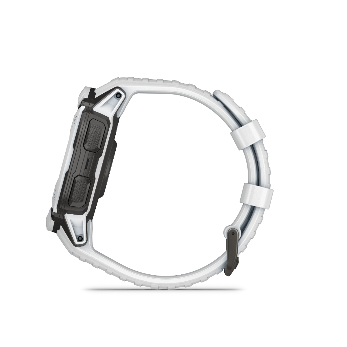 Garmin Instinct 2X Solar smartwatch, Whitestone color with white rugged strap
