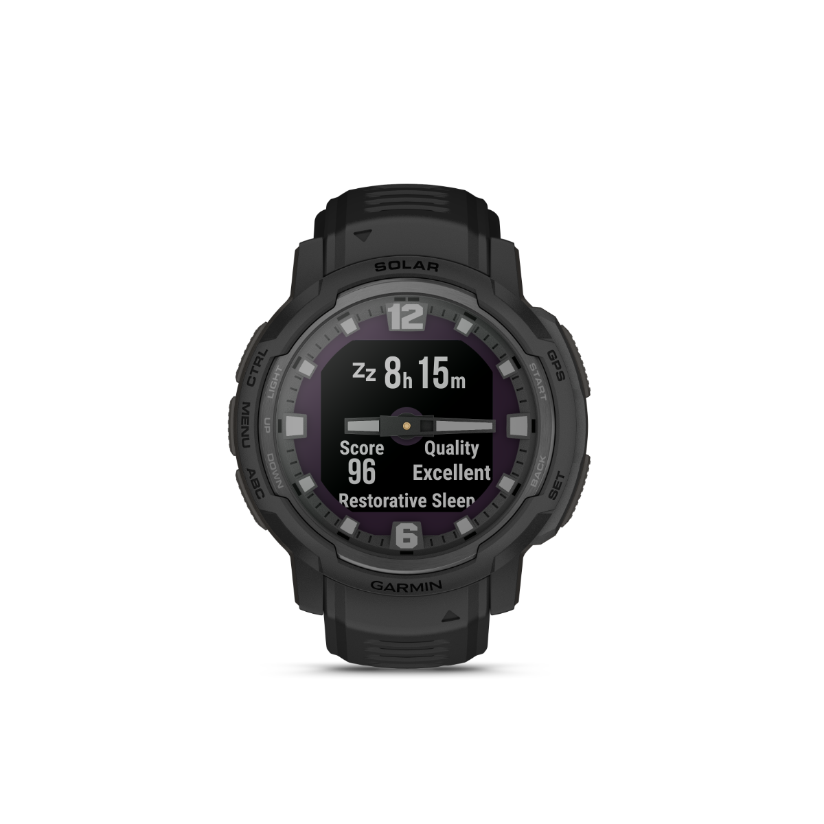 Garmin Instinct Crossover Solar Tactical Edition Black smartwatch