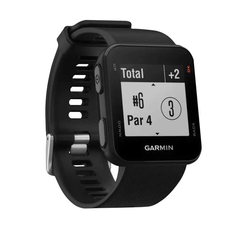 Garmin Approach S10 Black GPS golf watch, certified refurbished by Garmin