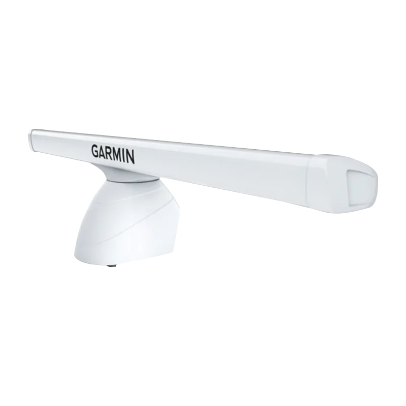 Garmin GMR 1234/1236 xHD3 Open Array Radar on pedestal, white marine radar antenna