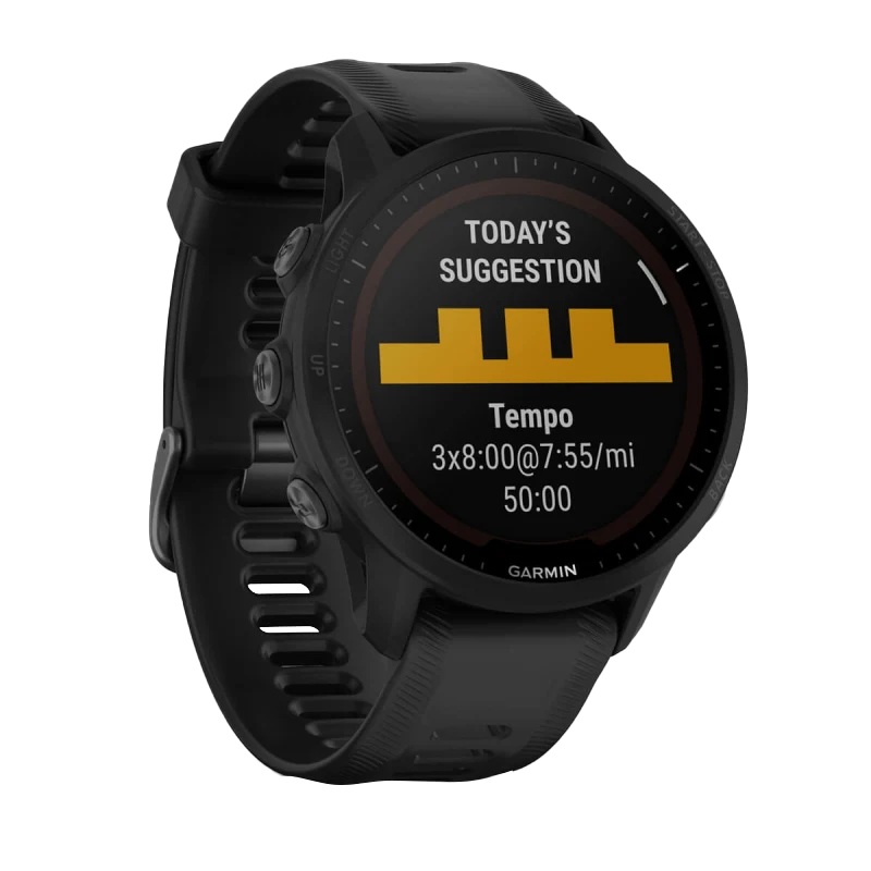 Garmin Forerunner 955 Solar smartwatch, black, certified refurbished