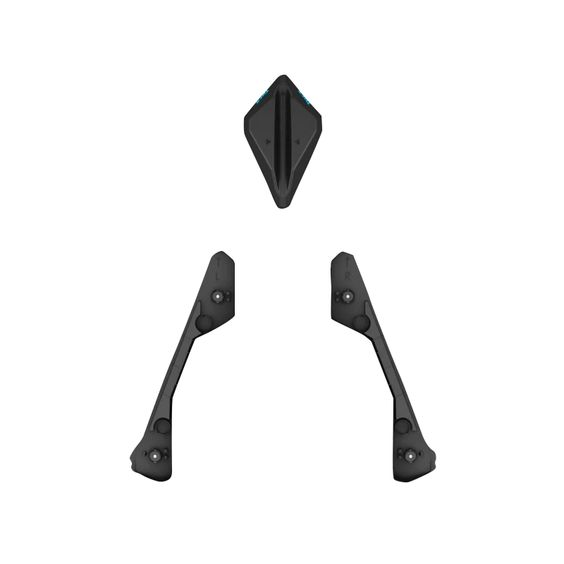 Garmin Tacx NEO Motion Plates set—black left/right arms and top plate (010-13193-00)