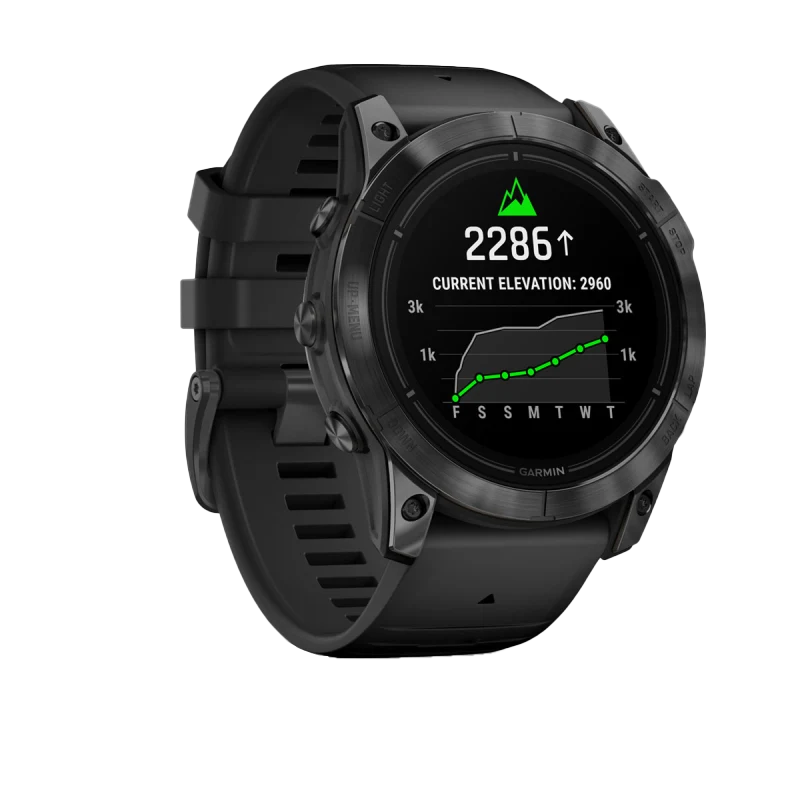 Garmin Epix Pro (Gen 2) smartwatch, 51 mm slate gray bezel with black band