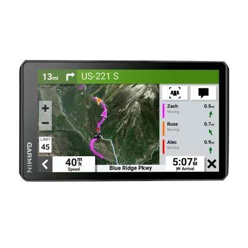 Garmin Zumo XT2 motorcycle GPS navigator, 6-inch display, refurbished black unit.