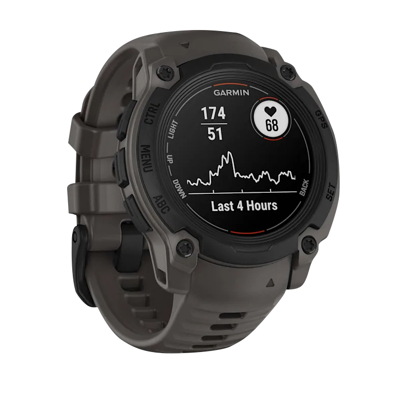 Garmin Instinct E smartwatch, 40mm, black case with charcoal band