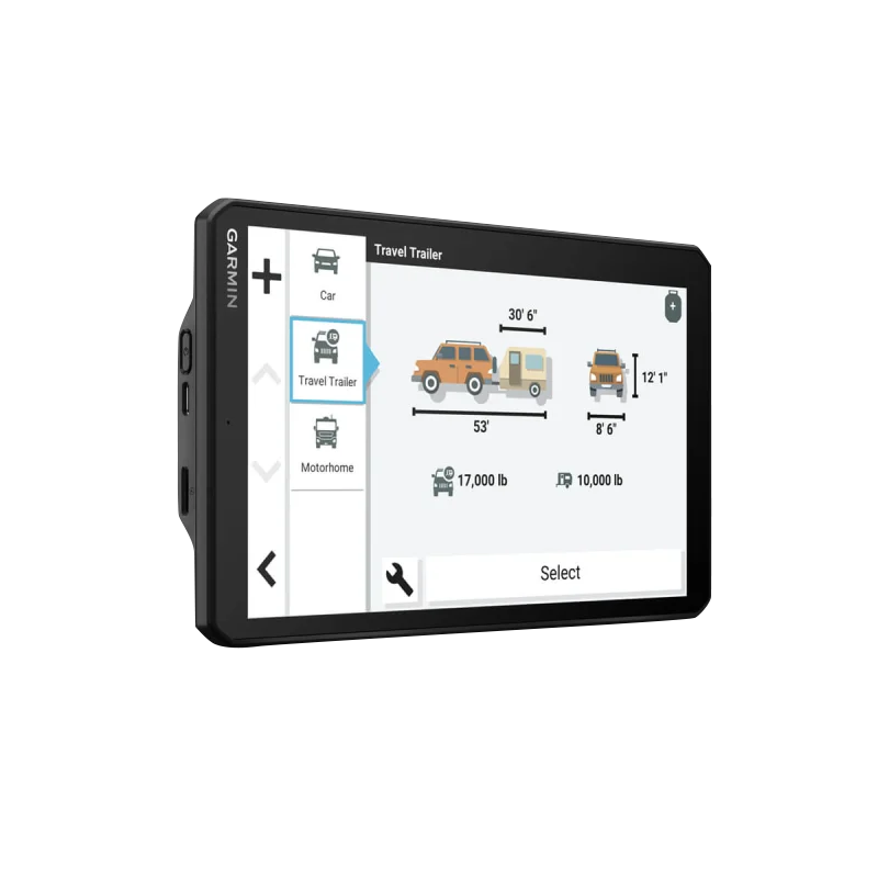 Garmin RV 895 8-inch RV navigator, Certified Refurbished, black GPS navigation device