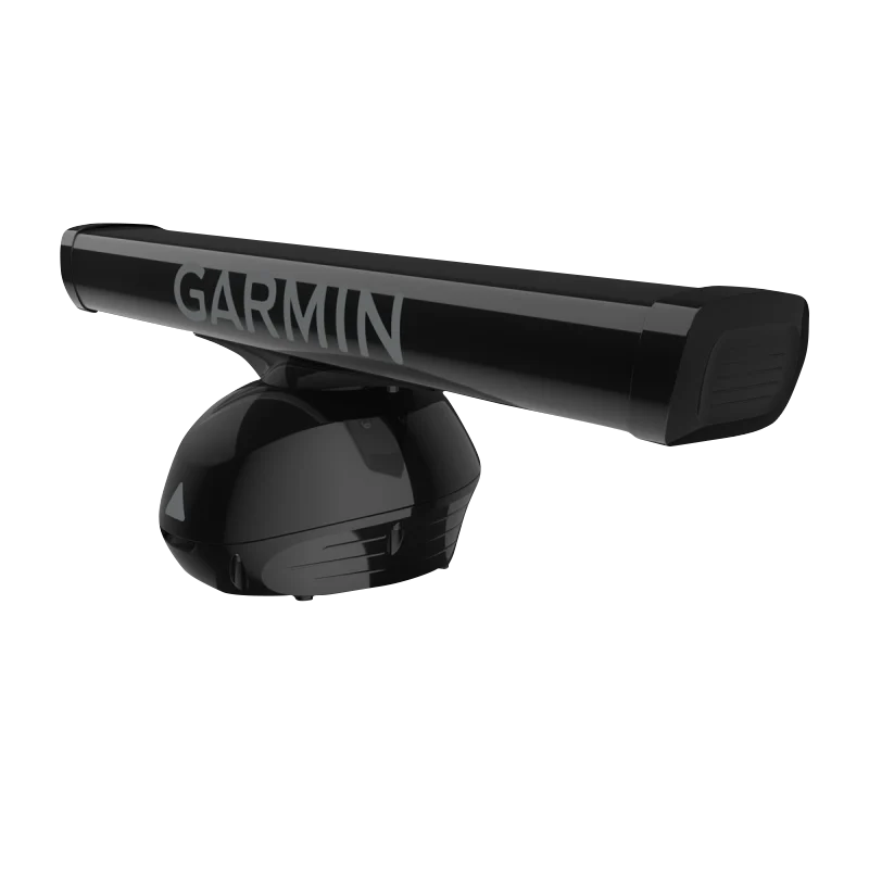 Garmin GMR Fantom 124 Open Array radar on black pedestal