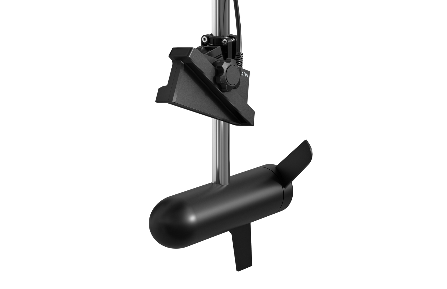 LiveScope XR system by Garmin with GLS 10 LVS62 transducer on black mount