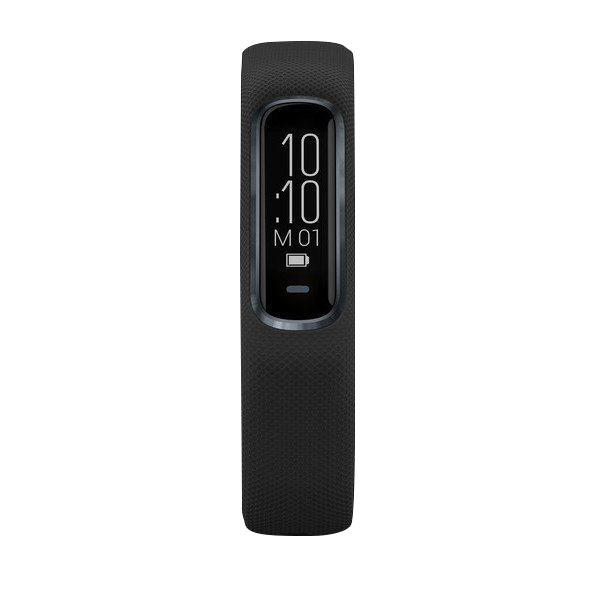 Garmin Vivosmart 4 black band with midnight hardware, activity monitor