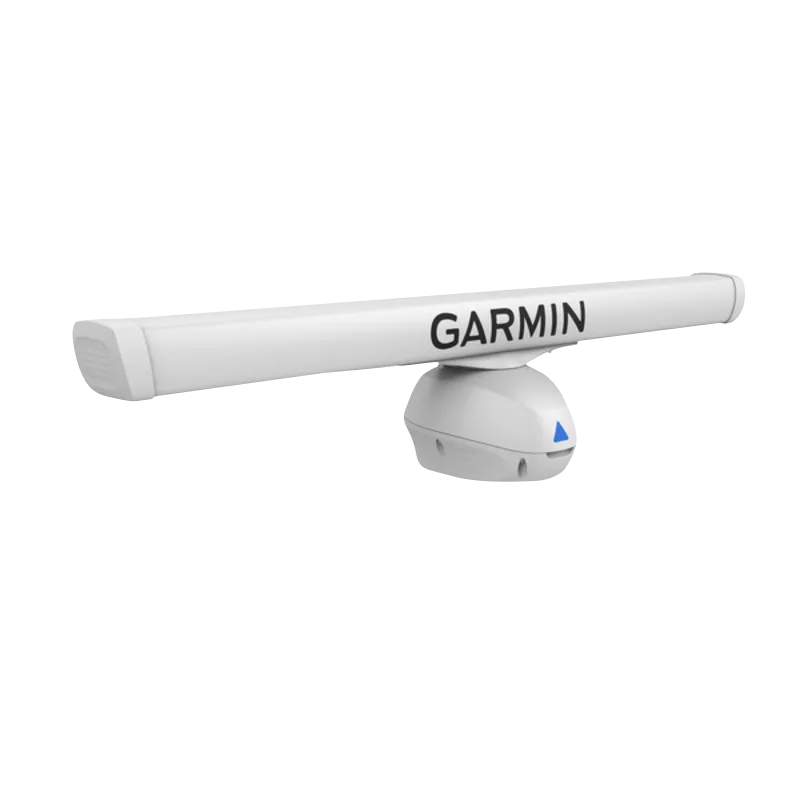 Garmin GMR Fantom 126 Open Array marine radar on white pedestal
